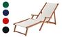 Liegestuhl XXL extra schwere Ausf�hrung Sonnenliege Holz Deckchair Massivholz Gartenm�bel V-10-500