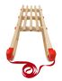Davos Klappschlitten langer Holzschlitten Zubeh�r w�hlbar V-22-115