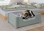 Gem�tliches Tierbett f�r Katzen und Hunde 60x40 Kiefer grau V-30.32-G-60x40