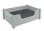 Gem�tliches Tierbett f�r Katzen und Hunde 60x40 Kiefer grau V-30.32-G-60x40