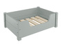 Gem�tliches Tierbett f�r Katzen und Hunde 60x40 Kiefer grau V-30.32-G-60x40
