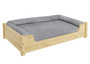 Hundebett f�r gro�e Hunde 100x60 Kiefer Tierbett V-30-32-K-100x60