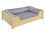 Kuscheliges Haustierbett 80x50 cm, Kiefer natur V-30.32-K-80x50
