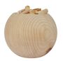 Duft Kugel mit Zirbenflocken und Zirben Duft�l Holz Deko V-40.10-002