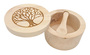 Holzdose Gew�rzdose Salzdose mit L�ffel Zirbe unbehandelt optionales Design V-40.10-52