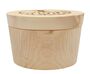 Holzdose Gew�rzdose Salzdose mit L�ffel Zirbe unbehandelt optionales Design V-40.10-52