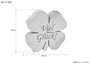 Holz-Kleeblatt aus Buche Gl�cksbringer Gr��en w�hlbar V-40.11-00