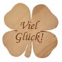 Holz-Kleeblatt aus Buche Gl�cksbringer Gr��en w�hlbar V-40.11-00