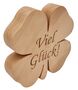Holz-Kleeblatt aus Buche Gl�cksbringer Gr��en w�hlbar V-40.11-00