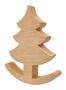 Weihnachtsdeko Tischdeko Schaukel-Pferd, Stern, Baum o. 3er-Set Buche Ge�lt V-40.11-21