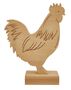 Huhn, Hahn oder beides als Set aus Buche Osterdeko V-40.11-Hahn und Huhn