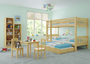 Kinderetagenbett massiv Kiefer Kinderzimmer Stockbett Hochbett Zubeh�r w�hlbar V-60.06-09