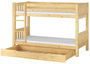 Kinderetagenbett massiv Kiefer Kinderzimmer Stockbett Hochbett Zubeh�r w�hlbar V-60.06-09