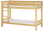 Stockbett Etagenbett Kinderzimmer Kiefer Zubeh�r w�hlbar 90x200 Kinderbett V-60.09-09