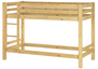 Stockbett Etagenbett Kinderzimmer Kiefer Zubeh�r w�hlbar 90x200 Kinderbett V-60.09-09