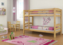 Stockbett Etagenbett Kiefer 90x200 Hochbett Kinderzimmer Zubeh�r w�hlbar V-60.10-09