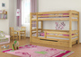 Stockbett Etagenbett Kiefer 90x200 Hochbett Kinderzimmer Zubeh�r w�hlbar V-60.10-09