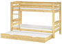 Stockbett Etagenbett Kiefer 90x200 Hochbett Kinderzimmer Zubeh�r w�hlbar V-60.10-09
