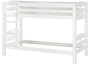 Etagenbett Kiefer wei� 90x200 Massivholzbett Kinderbett Zubeh�r w�hlbar V-60.10-09W
