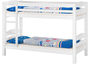 Etagenbett Kiefer wei� 90x200 Massivholzbett Kinderbett Zubeh�r w�hlbar V-60.10-09W