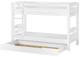 Etagenbett Kiefer wei� 90x200 Massivholzbett Kinderbett Zubeh�r w�hlbar V-60.10-09W