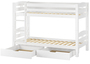 Etagenbett Kiefer wei� 90x200 Massivholzbett Kinderbett Zubeh�r w�hlbar V-60.10-09W