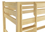 Teilbares Etagenbett Massivholz Kiefer 90x200 Hohes Stockbett Zubeh�r w�hlbar V-60.11-09Ni70