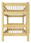 Etagenbett hoher Bettabstand massive Kiefer Zubeh�r w�hlbar Liegefl�che 90x200 V-60.12-09Ni100
