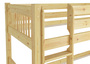 Etagenbett hoher Bettabstand massive Kiefer Zubeh�r w�hlbar Liegefl�che 90x200 V-60.12-09Ni100