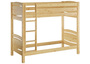 Etagenbett Massivholz Kiefer 90x200cm hohes Stockbett Zubeh�r w�hlbar V-60.13-09Ni100