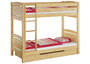 Etagenbett Massivholz Kiefer 90x200cm hohes Stockbett Zubeh�r w�hlbar V-60.13-09Ni100