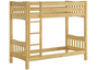 Etagenbett hohes Bett Kiefer natur Massivholz 90x200 cm Zubeh�r w�hlbar V-60.15-09Ni100 