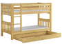 Etagenbett Kiefer Massivholzbett 90x200 Stockbett Hochbett Zubeh�r w�hlbar V-60.15-09Ni70 