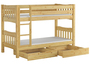 Etagenbett Kiefer Massivholzbett 90x200 Stockbett Hochbett Zubeh�r w�hlbar V-60.15-09Ni70 