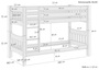 Etagenbett Kiefer Massivholzbett 90x200 Stockbett Hochbett Zubeh�r w�hlbar V-60.15-09Ni70 