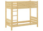Etagenbett mit w�hlbarem Zubeh�r 80x200 extra stabil Kiefer Nische 100 teilbar V-60.16-08T100