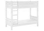 Etagenbett f�r Erwachsene w�hlbares Zubeh�r 80x200 wei� Nische 100 teilbar V-60.16-08WT100