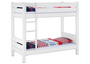 Stockbett f�r Erwachsene wei� 90x200 mit gro�er Nische Zubeh�r w�hlbar V-60.16-09W