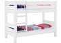 Stockbett 100x200 Massivholz Kiefer wei� Nische 80cm teilbar Zubeh�r w�hlbar V-60.16-10WT80
