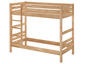 Breites Etagenbett Massivholz Buche 100x200 Stockbett mit whlbarem Zubehr V-60.17-10