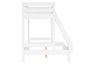 Doppel-Etagenbett 120x200 und 80x200 Erwachsenen-Stockbett Kiefer Massivholz wei� V-60.18W-08-12