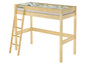 Hochbett f�r Kinder 90x200 Kinderbett Stockbett Kiefer massiv V-60.20-09-20Z