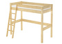 Hochbett f�r Kinder 90x200 Kinderbett Stockbett Kiefer massiv V-60.20-09-20Z