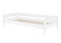 Einzelbett, Holzbett Kiefer massiv wei� lackiert 90x200 w�hlbares Zubeh�r V-60.20W-09