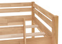 Robustes Doppelbett-Hochbett Stockbett 140x200 Buche natur mit w�hlbarem Zubeh�r V-60.24-14