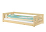 Niedriges Kinderbett Bodenbett 90x200 Kiefer massiv Zubeh�r w�hlbar V-60.28-09