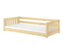 Niedriges Kinderbett Bodenbett 90x200 Kiefer massiv Zubeh�r w�hlbar V-60.28-09