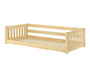 Niedriges Kinderbett Bodenbett 90x200 Kiefer massiv Zubeh�r w�hlbar V-60.28-09