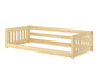 Niedriges Kinderbett Bodenbett 90x200 Kiefer massiv Zubeh�r w�hlbar V-60.28-09