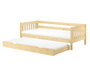 Gem�tliches Kinderbett mit dreiseitiger Sicherung 90x200 cm Kiefer V-60.29-09